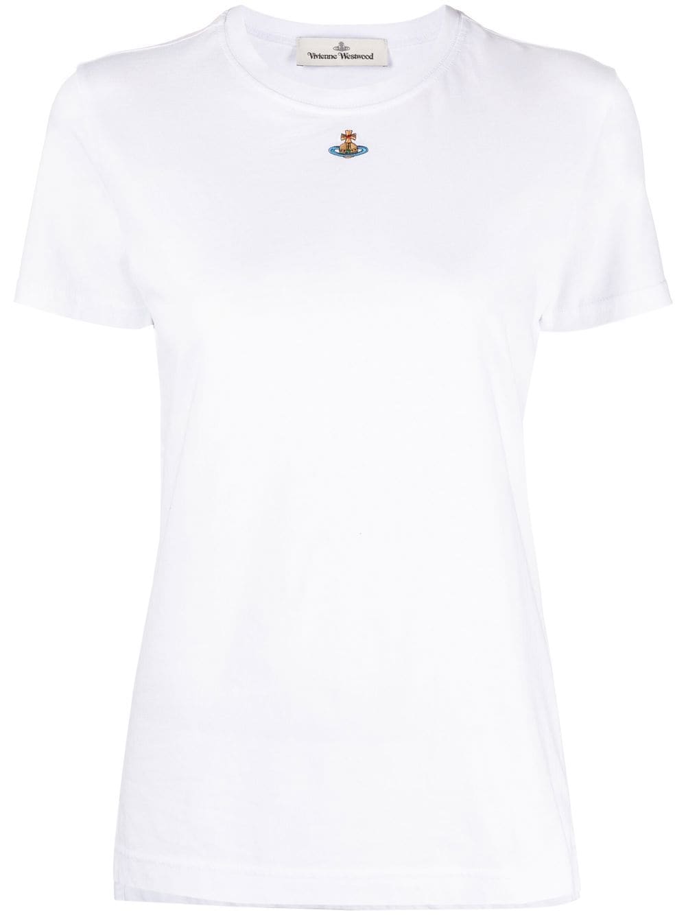 orb peru t-shirt woman white in cotton - VIVIENNE WESTWOOD - d — 2